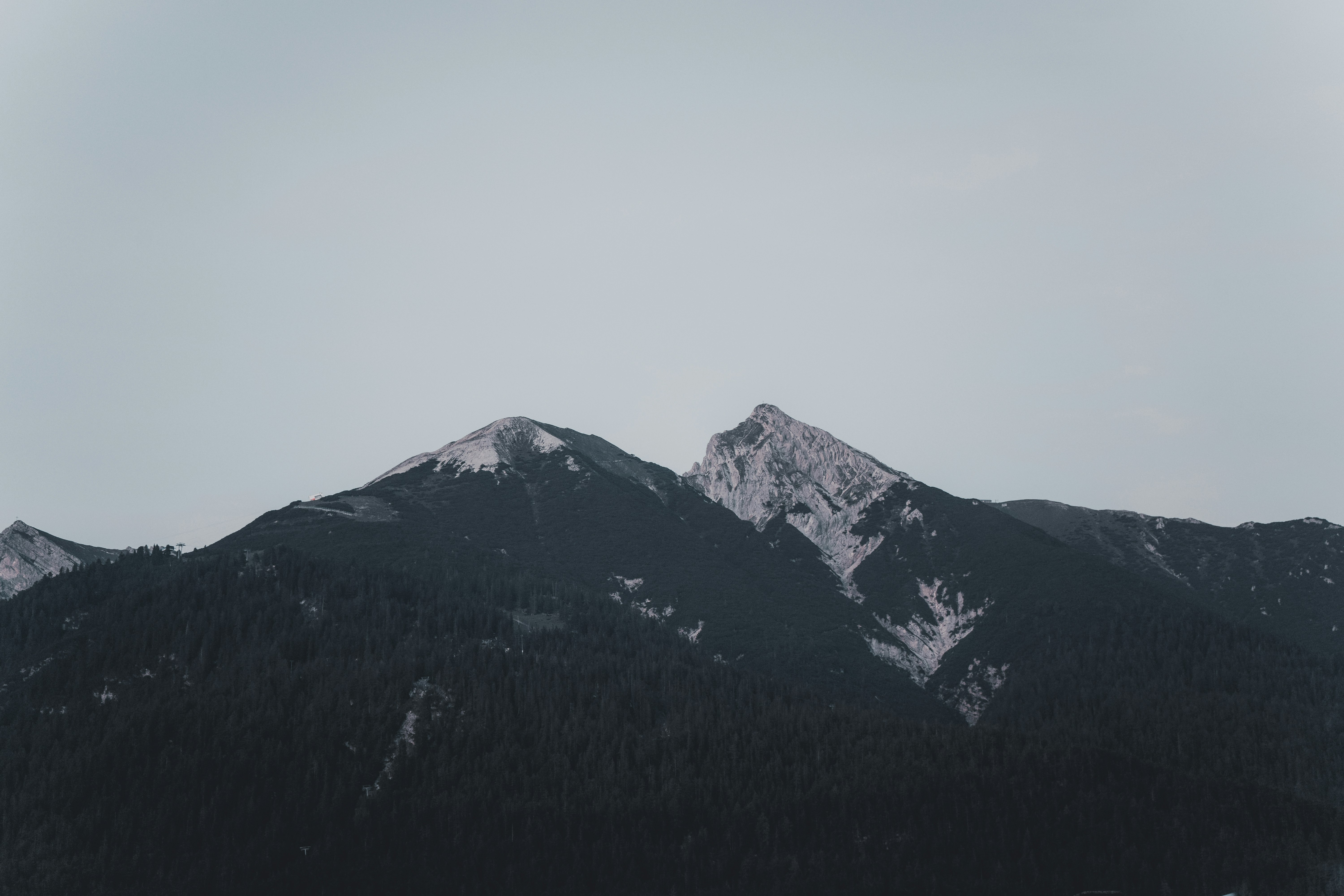 snow-capped mountain